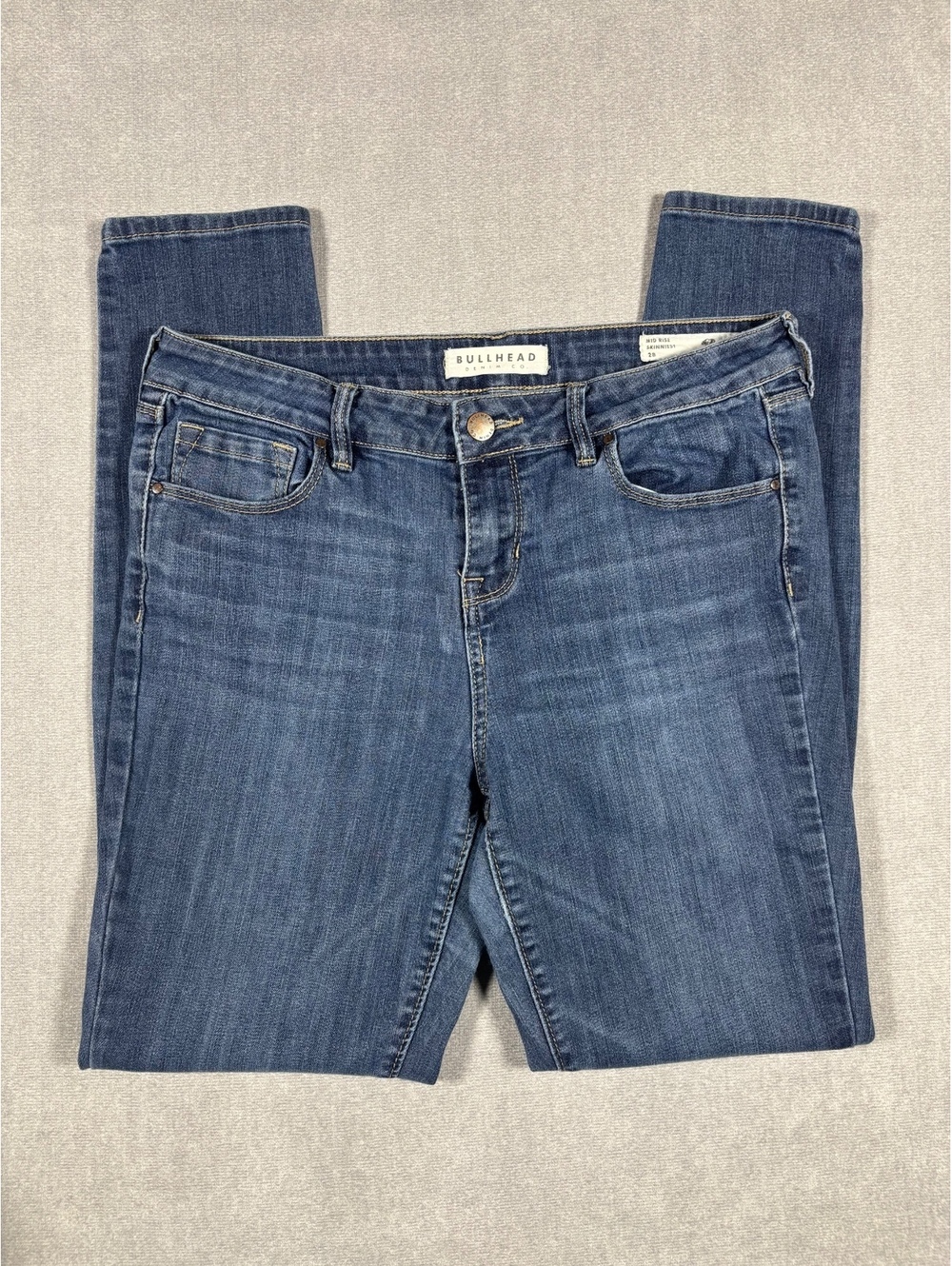 Bullhead Denim Co. Mid-Rise Skinniest Jeans Size 28